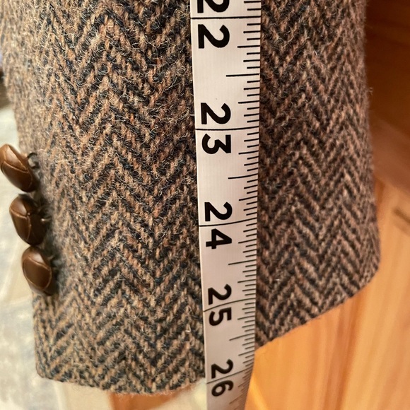 Vintage large Harris Tweed jacket Scotland Outer Hebrides wool - Picture 3 of 16